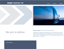 Tablet Screenshot of delaneytransport.com.au